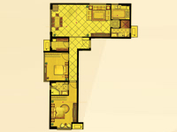 C4/TYPE2室2厅2卫111.00